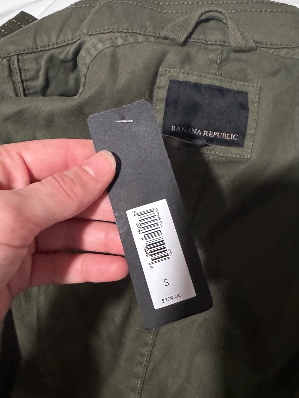 Banana Republic Olive Utility Jacket with Front Pockets - Picture 6 of 8
